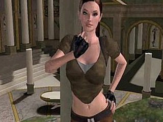 Lara Croft fucked by a demon without even trying obtainable 3dSexVilla2